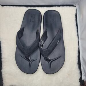 Reef Men's Cushion Flip Flop Sandals Black Size 13 Comfort Thong